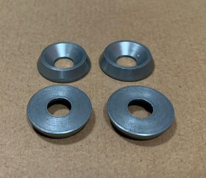 AMV Silver countersunk washers M6 and M8